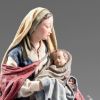 Picture of Flight into Egypt 40 cm (15,7 inch) Rustika wooden Nativity in peasant style with fabric clothes