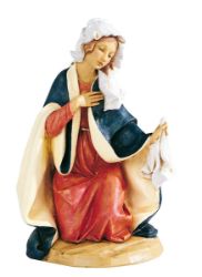 Picture of Mary cm 52 (20 Inch) Fontanini Nativity Statue for Outdoor use, hand painted Resin