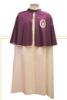 Picture of CUSTOMIZED 50 inch Ivory Cloak + 24 inch Confraternity Cloak in Terital by Chorus - White Red Green Purple Light Violet Light Blue and/or Custom Colours