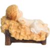 Picture of Infant Jesus with Cradle cm 12 (4,7 inch) Matteo Nativity Scene Oriental style oil colours Val Gardena wood