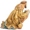 Picture of Melchior Wise King Kneeling cm 12 (4,7 inch) Matteo Nativity Scene Oriental style oil colours Val Gardena wood