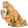 Picture of Melchior Wise King Kneeling cm 8 (3,1 inch) Matteo Nativity Scene Oriental style oil colours Val Gardena wood