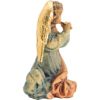 Picture of Angel with Flute cm 10 (3,9 inch) Matteo Nativity Scene Oriental style oil colours Val Gardena wood