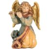 Picture of Angel with Flute cm 18 (7,1 inch) Matteo Nativity Scene Oriental style oil colours Val Gardena wood