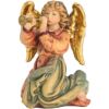 Picture of Angel with Trumpet cm 10 (3,9 inch) Matteo Nativity Scene Oriental style oil colours Val Gardena wood