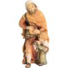 Picture of Shepherd with Boy cm 12 (4,7 inch) Matteo Nativity Scene Oriental style oil colours Val Gardena wood