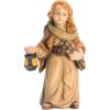 Picture of Shepherd with Wheat and Lantern cm 10 (3,9 inch) Matteo Nativity Scene Oriental style oil colours Val Gardena wood