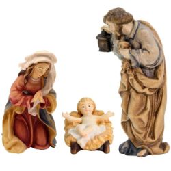 Picture of Holy Family cm 56 (22,0 inch) Matteo Nativity Scene Oriental style oil colours Val Gardena wood