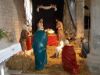 Immagine di Festone Cherubini Presepe Lando Landi 160 cm vetroresina da esterno