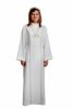 Picture of MADE TO MEASURE - First Communion Alb for girl golden trim Scapular embroidery Polyester Tunic