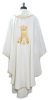 Picture of Marian Chasuble in Vatican fabric with gold embroidery - Ivory