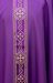 Picture of Vatican fabric Chasuble with fine galloon - Ivory, Violet, Red, Green, White, Pink