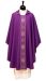 Picture of Vatican fabric Chasuble with fine galloon - Ivory, Violet, Red, Green, White, Pink