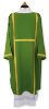 Picture of Vatican fabric Dalmatic with gold border applied - Ivory, Violet, Red, Green, White, Pink, Morello