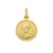 Picture of Madonna Our Lady of Sorrows Coining Sacred Medal Round Pendant gr 4,90 Yellow Gold 18k for Woman Man