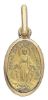 Picture of Our Lady of Graces Regina sine labe originali concepta o.p.n. Coining Sacred Oval Medal Pendant gr 1,4 Yellow Gold 18k Unisex Woman Man