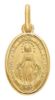 Imagen de Virgen María Nuestra Señora Milagrosa Regina sine labe originali concepta o.p.n. Medalla Colgante oval Acuñación gr 2,2 Oro amarillo 18kt Unisex Mujer Hombre