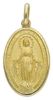 Imagen de Virgen María Nuestra Señora Milagrosa Medalla Sagrada Colgante oval Acuñación gr 6,7 Oro amarillo 18kt Unisex Mujer Hombre