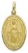 Immagine di Madonna Miracolosa Medaglia Sacra Pendente ovale Conio gr 6,7 Oro giallo 18kt Unisex Donna Uomo
