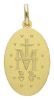 Imagen de Virgen María Nuestra Señora Milagrosa Medalla Sagrada Colgante oval Acuñación gr 6,7 Oro amarillo 18kt Unisex Mujer Hombre