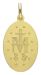 Immagine di Madonna Miracolosa Medaglia Sacra Pendente ovale Conio gr 6,7 Oro giallo 18kt Unisex Donna Uomo