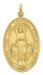 Immagine di Madonna Miracolosa Regina sine labe originali concepta o.p.n. Medaglia Sacra Pendente ovale Conio gr 23,8 Oro giallo 18kt Unisex Donna Uomo