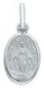 Picture of Our Lady of Graces Regina sine labe originali concepta o.p.n. Coining Sacred Oval Medal Pendant gr 1,4 White Gold 18k Unisex Woman Man