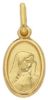 Picture of Madonna Our Lady of Sorrows Coining Sacred Oval Medal Pendant gr 1,5 Yellow Gold 18k for Woman