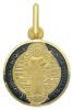 Picture of Cross of Saint Benedict Crux Sancti Patris Benedicti Coining Sacred Medal Round Pendant gr 2,4 Yellow Gold 18k with Enamel Unisex Woman Man