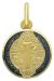 Picture of Cross of Saint Benedict Crux Sancti Patris Benedicti Coining Sacred Medal Round Pendant gr 2,4 Yellow Gold 18k with Enamel Unisex Woman Man