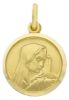 Picture of Madonna Our Lady of Sorrows Coining Sacred Medal Round Pendant gr 3,4 Yellow Gold 18k for Woman Man