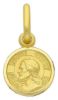 Picture of Jesus Christ the Redeemer and Prayer Dio ti protegga Coining Sacred Medal Round Pendant gr 0,9 Yellow Gold 18k with smooth edge for Man