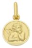 Picture of Angel of Raphael Coining Sacred Medal Round Pendant gr 1,4 Yellow Gold 18k for Woman, Boy and Girl