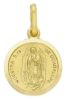 Picture of Madonna Nuestra Señora Virgen de Guadalupe Coining Sacred Medal Round Pendant gr 2,5 Yellow Gold 18k with smooth edge Unisex Woman Man