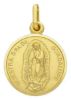 Picture of Madonna Nuestra Señora Virgen de Guadalupe Coining Sacred Medal Round Pendant gr 3,4 Yellow Gold 18k with smooth edge Unisex Woman Man