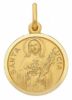 Immagine di Santa Lucia Medaglia Sacra Pendente tonda Conio gr 3,3 Oro giallo 18kt Unisex Donna Uomo