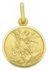 Immagine di San Michele Arcangelo Medaglia Sacra Pendente tonda Conio gr 2,5 Oro giallo 18kt Unisex Donna Uomo