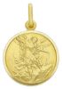 Immagine di San Michele Arcangelo Medaglia Sacra Pendente tonda Conio gr 3,2 Oro giallo 18kt Unisex Donna Uomo