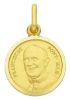 Picture of Pope Francis Franciscus Pontifex Maximus Coining Sacred Medal Round Pendant gr 2,8 Yellow Gold 18k Unisex Woman Man