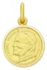 Picture of Saint John Paul II Ioannes Paulus II Pontifex Maximus Coining Sacred Medal Round Pendant gr 2,7 Yellow Gold 18k Unisex Woman Man