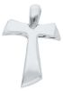 Picture of Saint Francis rounded Tau Cross Pendant gr 1,7 White Gold 18k Hollow Tube Unisex Woman Man