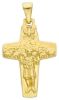 Imagen de Cruz del Buen Pastor del Papa Francisco Colgante gr 2,6 Oro amarillo macizo 18kt Unisex Mujer Hombre