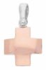 Picture of Smooth square Cross Pendant gr 2 Rose solid Gold 18k for Woman