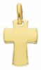 Picture of Smooth convex Cross Pendant gr 1,9 Yellow solid Gold 18k Unisex Woman Man