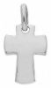 Picture of Smooth convex Cross Pendant gr 1,9 White solid Gold 18k Unisex Woman Man