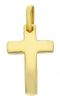 Picture of Simple Straight Cross Pendant gr 1,7 Yellow solid Gold 18k Unisex Woman Man