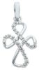 Picture of Cross Pendant gr 1,1 White Gold 18k with Zircons Unisex Woman Man