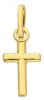 Picture of Convex Straight Cross Pendant gr 0,85 Yellow solid Gold 18k Unisex Woman Man