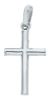 Picture of Simple Straight Cross Pendant gr 1,05 White Gold 18k Hollow Tube Unisex Woman Man