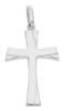 Picture of Modern style relief Cross Pendant gr 1,15 White Gold 18k Hollow Tube Unisex Woman Man